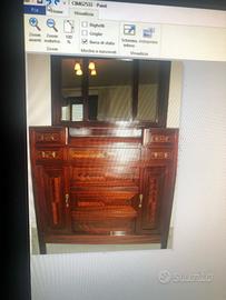 Como’ stile Liberty mogano