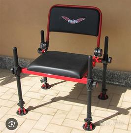 sedia milo con schienale da pesca