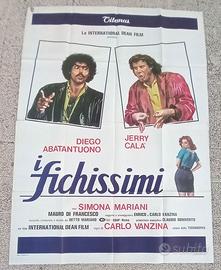 I FICHISSIMI MANIFESTO CINEMA ORIGINALE