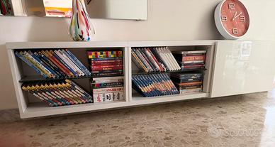 Scaffaletti pensili Besta ikea bianchi