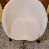 SKRUVSTA SEDIA STUDIO GIREVOLE YSANE BIANCO IKEA