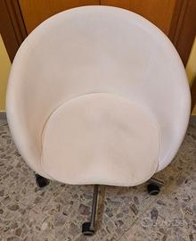 SKRUVSTA SEDIA STUDIO GIREVOLE YSANE BIANCO IKEA