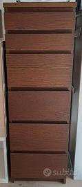 Cassettone MALM Ikea 6 cassetti