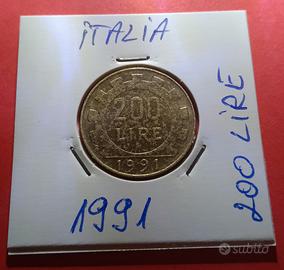 Italia 200 lire 1991