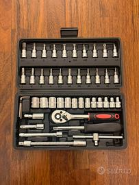 Set chiavi a cricchetto 46 pezzi con bussole-nuovo