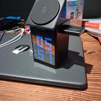 sveglia multifunzione caricatore wirless magnetico