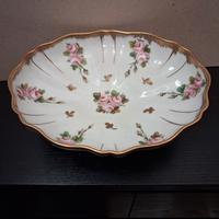 Porta dolci in porcellana decorata