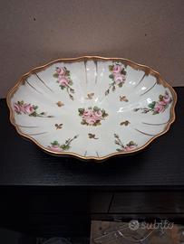 Porta dolci in porcellana decorata