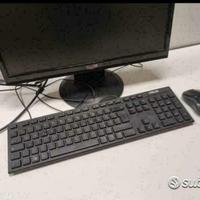 3 P Fissi monitor + tastiera mouse, e case...