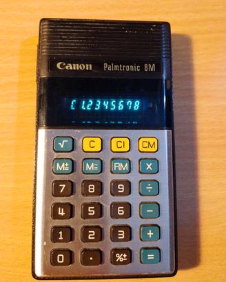 CANON PALMTRONIC 8M CALCOLATRICE VINTAGE 1976