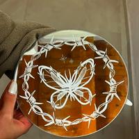 Specchio “tatuato” personalizzato. Pezzo unico