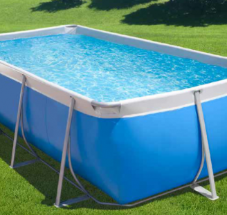 piscina NEW PLAST completa di tutti gli acessori.