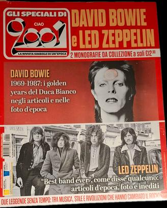 Ciao 2001 collection David Bowie e Led Zeppelin 