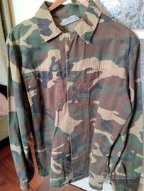 Camicia woodland uomo esercito italiano
