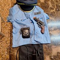 VESTITO POLIZIOTTO 5/6 ANNI