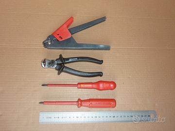 Cacciaviti USAG FACOM 1000V+tirafascette+tronchese