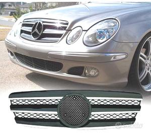 GRIGLIA MERCEDES CLASSE E W211 02-06 CROMATA NERA
