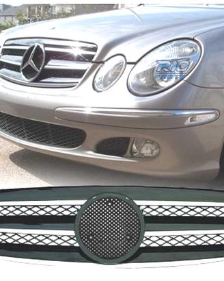 GRIGLIA MERCEDES CLASSE E W211 02-06 CROMATA NERA