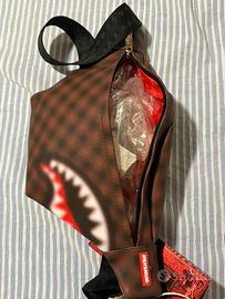 Marsupio Sprayground Sharks In Paris Painted