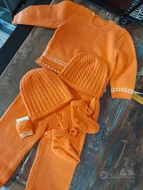 vestito neonato lana
