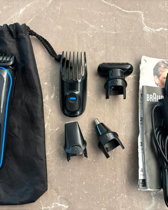 Rasoio tagliabarba Braun 5544 con accessori