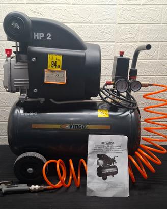 Compressore 24 litri 2 HP Vinco