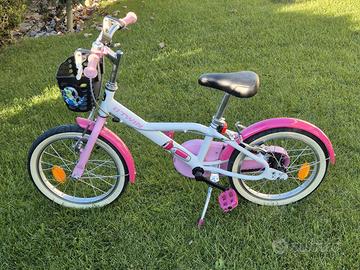 Bici bambina 4-6 anni Btwin 500 DOCTOGIRL 16 POLLI