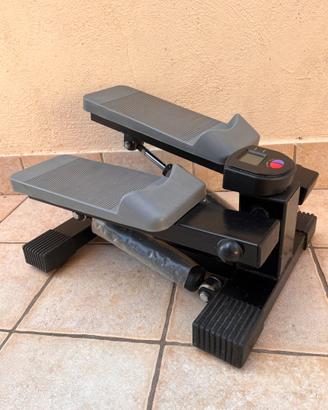 Mini stepper Carnielli nero e grigio con computer