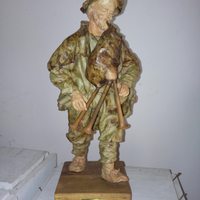 Zampognaro in cartapesta