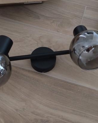 Lampadario da interno nero