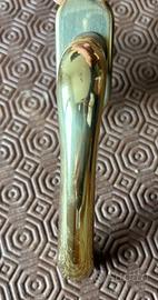 maniglia finestra ottone lucido