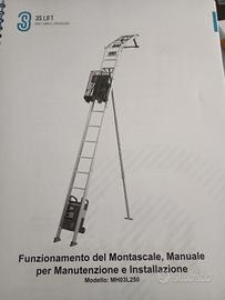 Montascale / montapannelli fotovoltaici fino a 21m