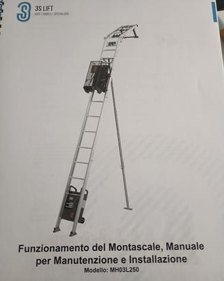 Montascale / montapannelli fotovoltaici fino a 21m