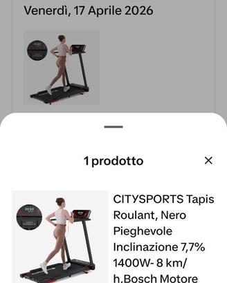 Tapis Roulant CITYSPORTS