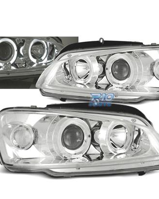 FARI PEUGEOT 106 96-03 ANGEL EYES FONDO CROMATO