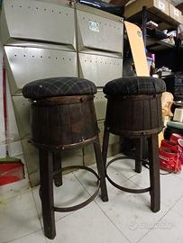 sgabelli da bar rustici vintage 