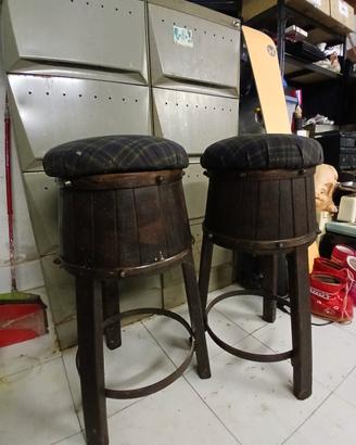 sgabelli da bar rustici vintage 