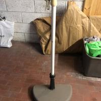 Pedana ombrellone a mezzaluna x balcone