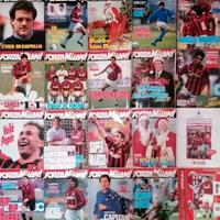17 Riviste Forza Milan anni 90 + Squadra Mia