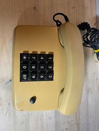 Telefono fisso SIP giallo - anni '70/'80