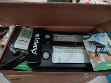 faro led con pannello intelamp 12500 mAh 3000lm