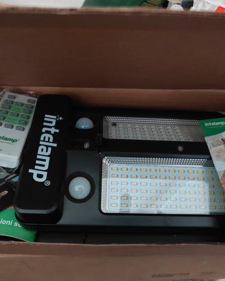 faro led con pannello intelamp 12500 mAh 3000lm