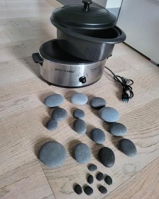 Kit stone massage pro