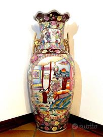 Grande vaso decorativo in porcellana cinese