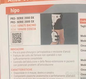 tutore in abduzione nuovo mai usato