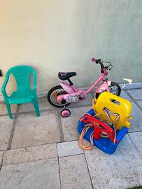 Bici + sedia + altalena