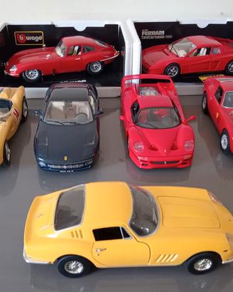 modellini 1/18 Ferrari Jaguar Lamborghini 