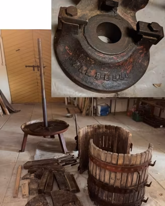 TORCHIO MANUALE PER UVA (GABBIA 60) + DIRASPATRICE