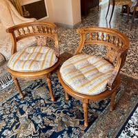 Coppia poltroncine a pozzetto