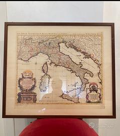 Cartina geografica numerata